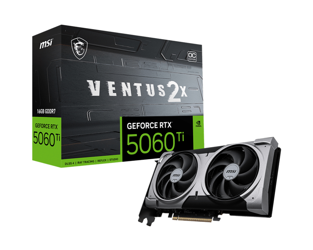MSI Ventus 2X GeForce RTX 5060 Ti OC 16GB