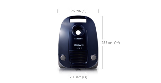 Samsung SC4130 3 L Cylinder vacuum Dry 1600 W Dust bag – image 2
