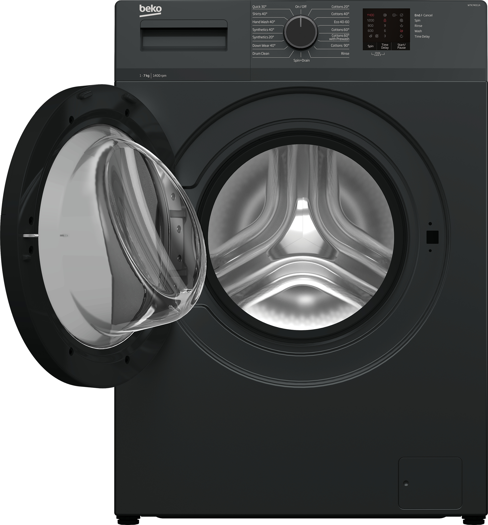 Beko b100 WTK74011A Freestanding – image 3