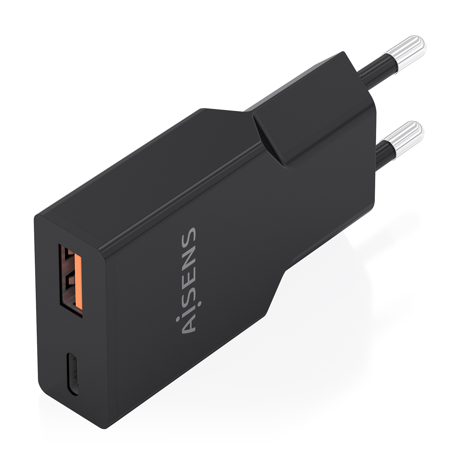 AISENS A110-1005 mobile device charger Smartphone, Mobile phone, Tablet, GPS, MP3, MP4, Portable gaming console, Universal Black AC Fast charging Indoor – image 2