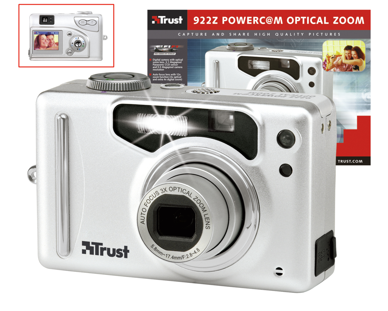 Trust 922Z POWERC@M OPTICAL ZOOM