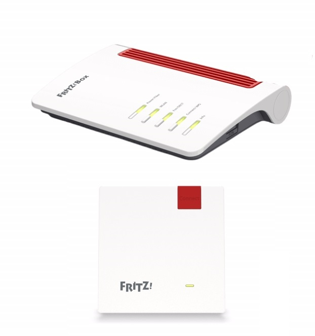 FRITZ! Bundle FRITZ!Box 5530 Fiber + FRITZ!Repeater 1200 AX