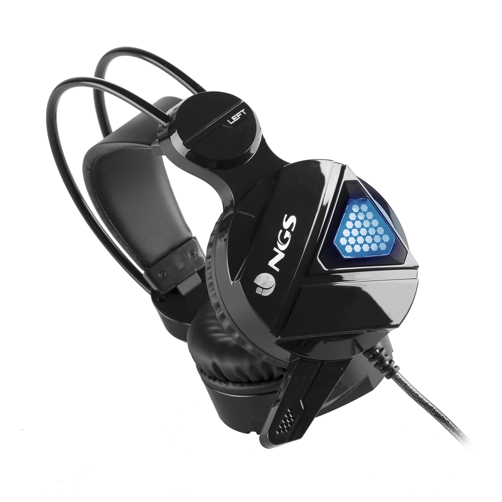 NGS GHX-500 headphones/headset Wired Head-band Gaming Black – image 3