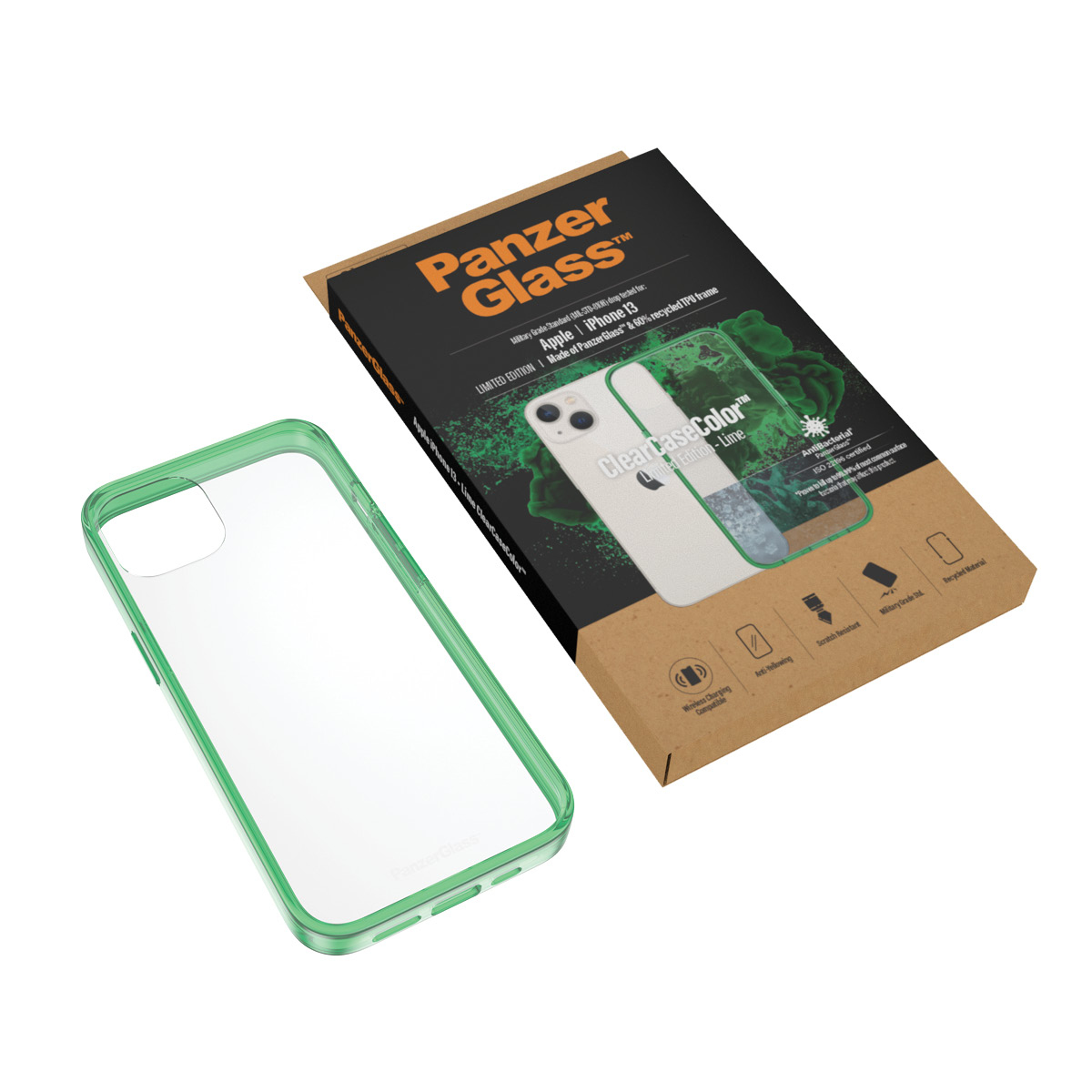 PanzerGlass ® ClearCaseColor™ iPhone 13 - Lime – image 5