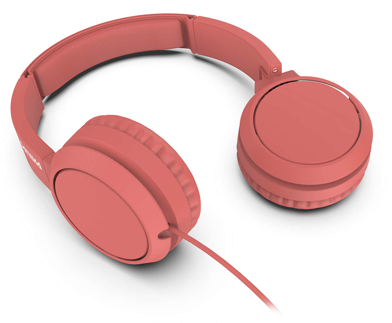 Philips 3000 series TAH4105RD/00 headphones/headset Wired Head-band Calls/Music Red – image 2