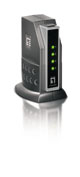 LevelOne 4-Port KVM-Switch PS/2 Palm-Sized