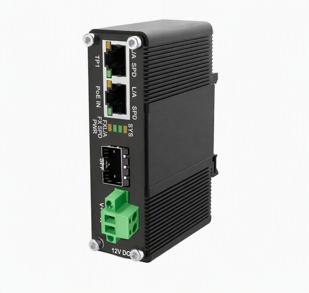SilverNet 10/100/1000M 2 x Gigabit Ethernet, 1 x PoE In, 1 x 30w POE port, 1 x Gigabit SFP slot, Excluding Power supply