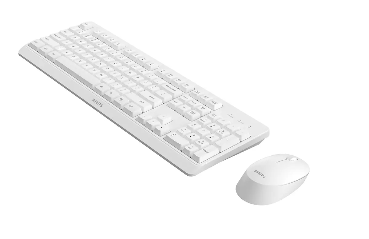 Philips 3000 series SPT6307WL/16 keyboard Mouse included Universal RF Wireless QWERTY English White – image 3