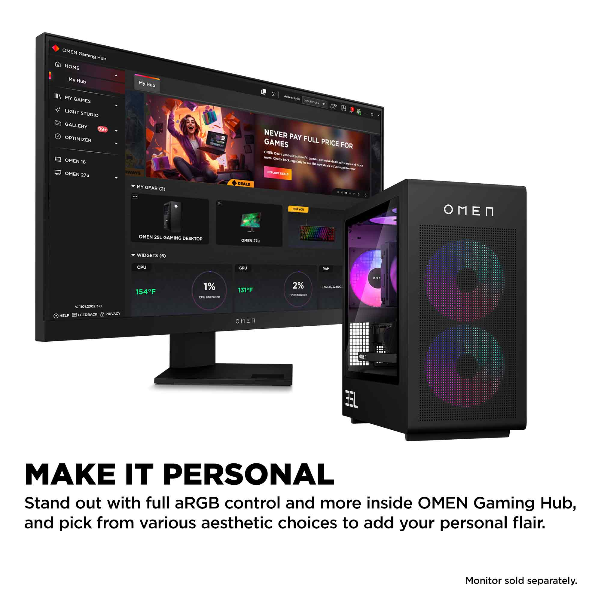 HP OMEN 35L Gaming Desktop GT16-1003na – image 8