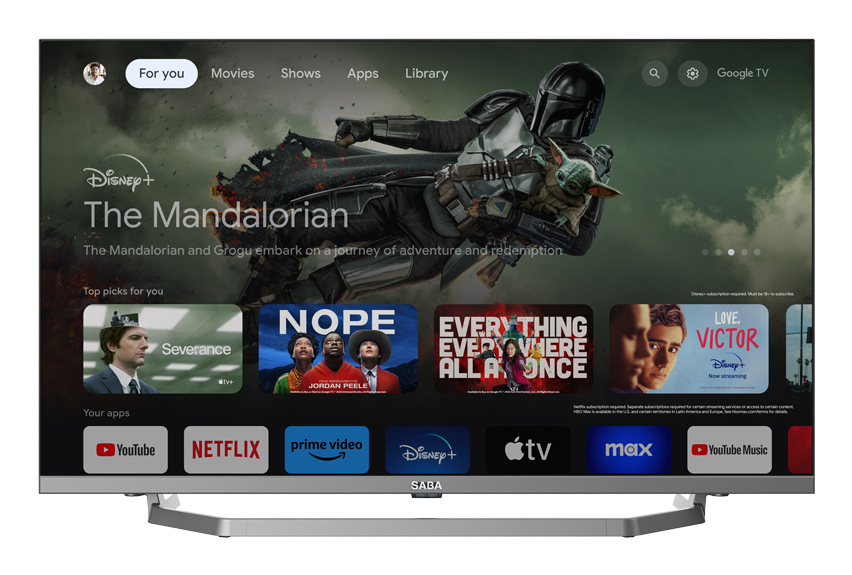 Smart TV saba SA32Q80GTV 32 pouces Full HD QLEDLCD — photo 1
