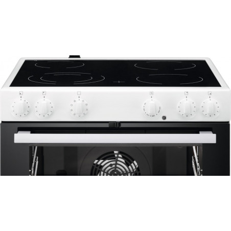 Electrolux EKC7000W1 Freestanding cooker Electric Zone induction hob Black, White – image 3
