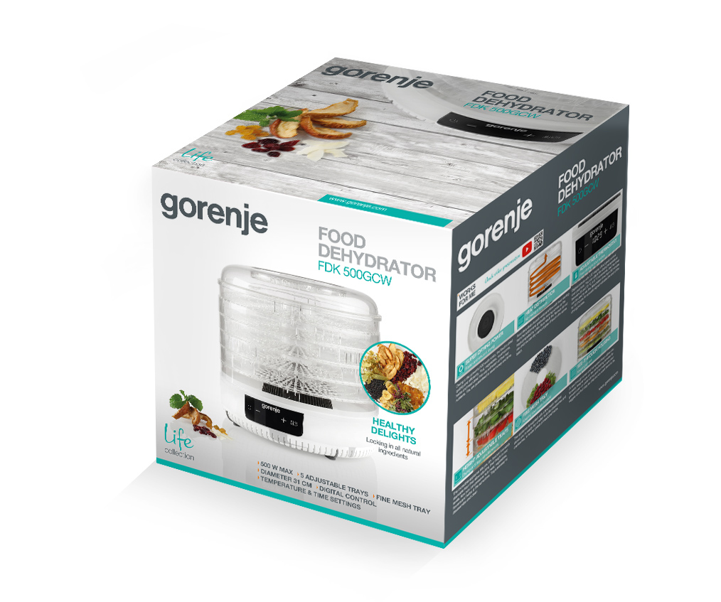 Gorenje FDK500GCW food dehydrator White – image 8