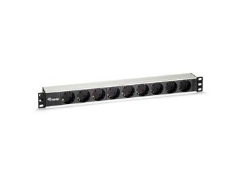 Equip 9-Bay German Power Distribution Unit, Aluminum Shell
