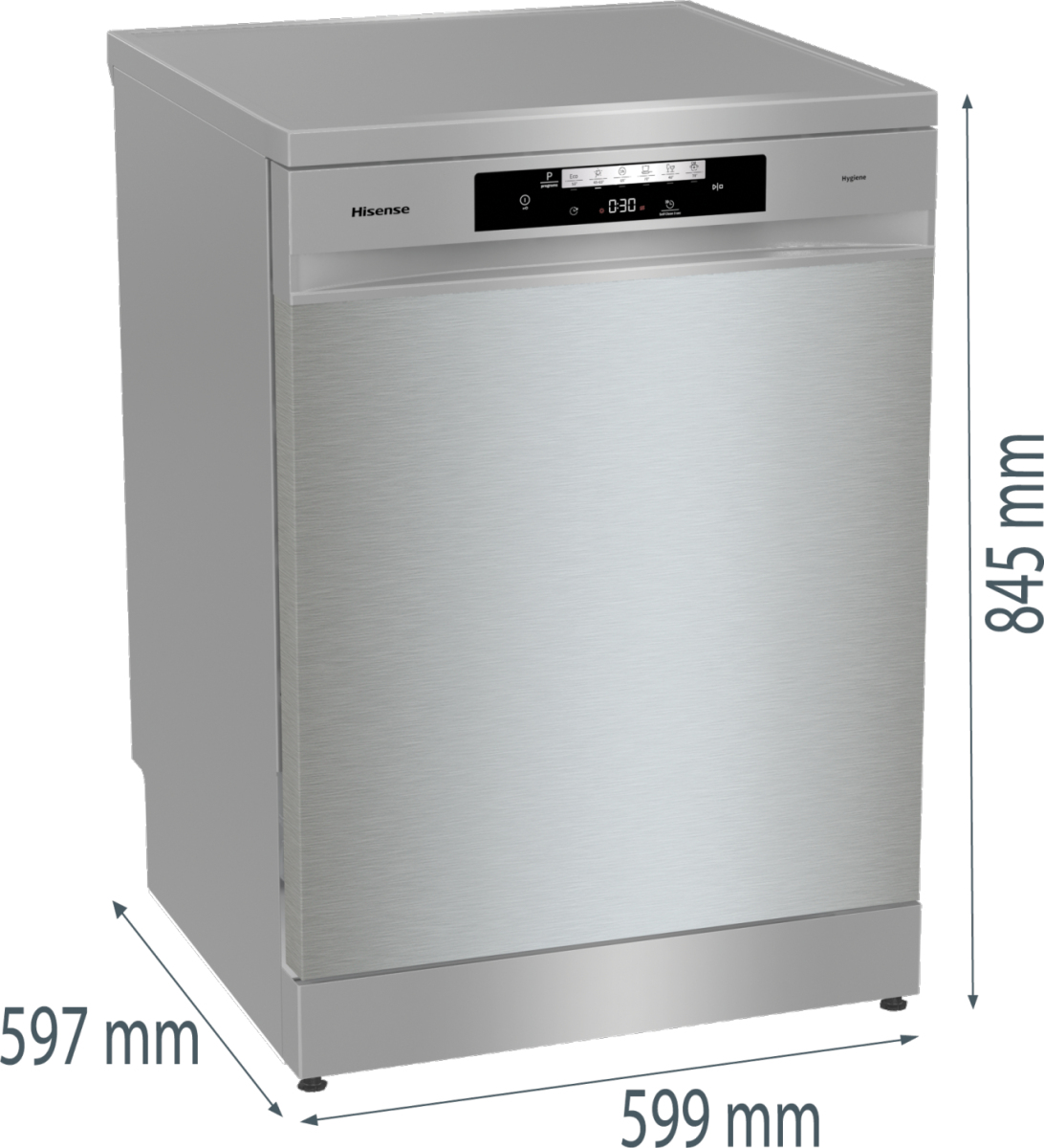 Hisense HS642D90X dishwasher Freestanding 14 place settings – image 9