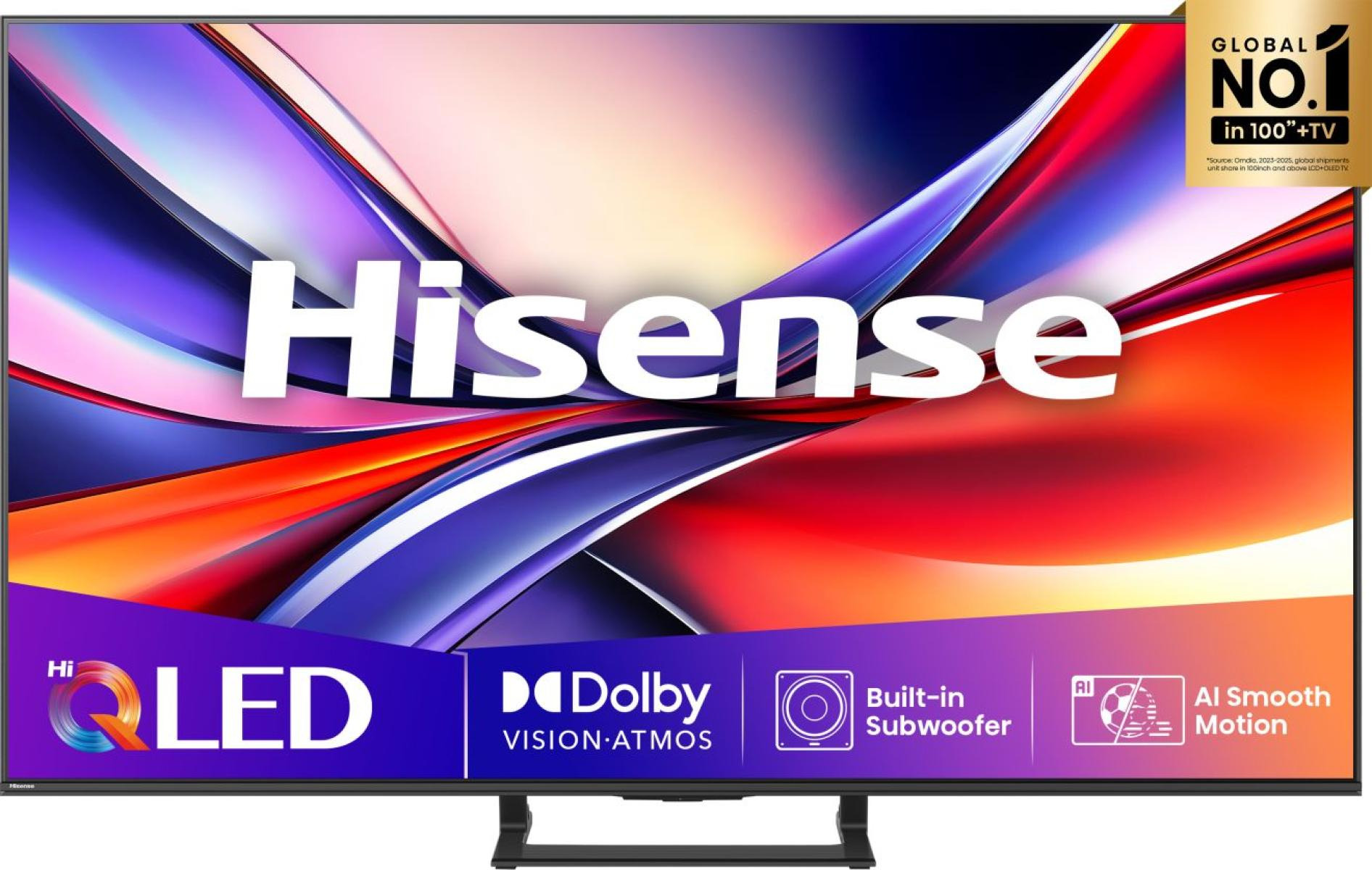 Hisense A7Q 55A7Q 139.7 cm (55") 4K Ultra HD Smart TV Wi-Fi Black