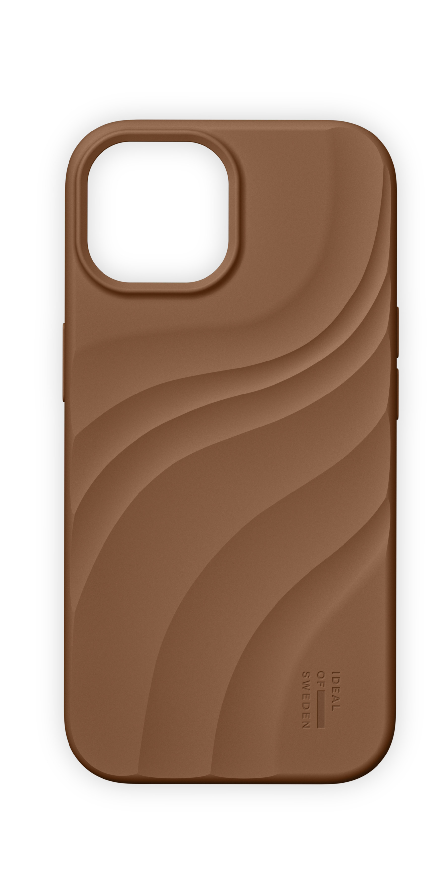 iDeal of Sweden Soft Swirl Silicone Case MagSafe iPhone 13 / 14 / 15 / 16e / 17e Salted Caramel