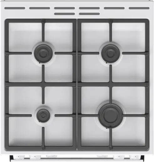 Gorenje G600 GK6A40WFFM cooker Freestanding cooker Electric Gas White – image 5