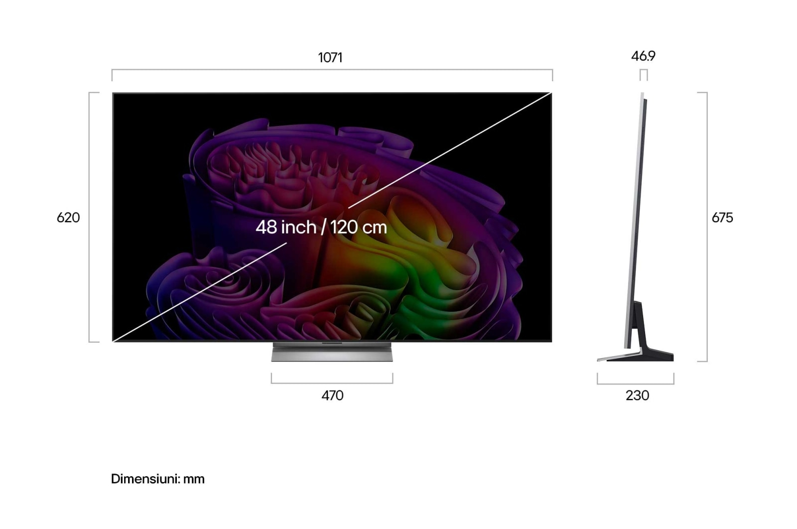 LG OLED evo AI OLED48G63LS TV – image 3