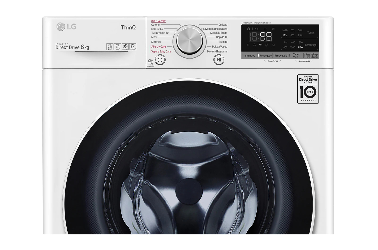 LG F4WV508S1B washing machine Front-load – image 6