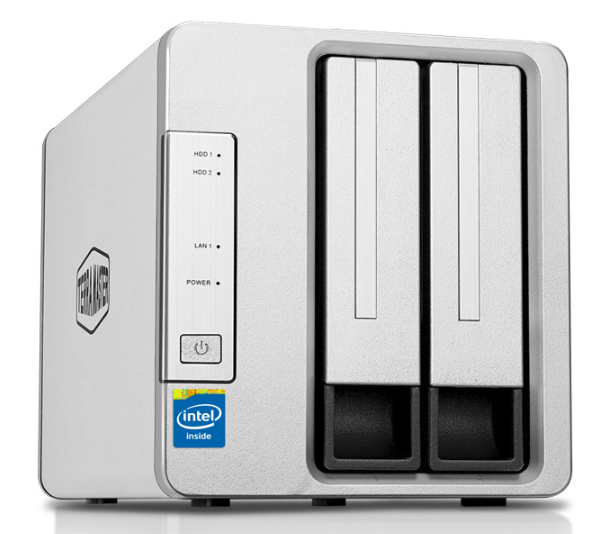 TerraMaster F2-220-2GB NAS/storage server Compact Intel® Celeron® J1800 White – image 2