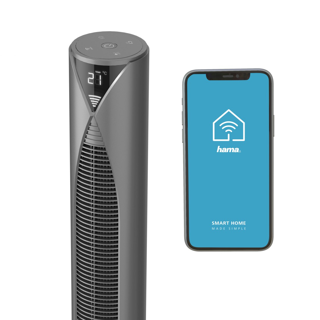Hama 00176595 household fan Titanium – image 6