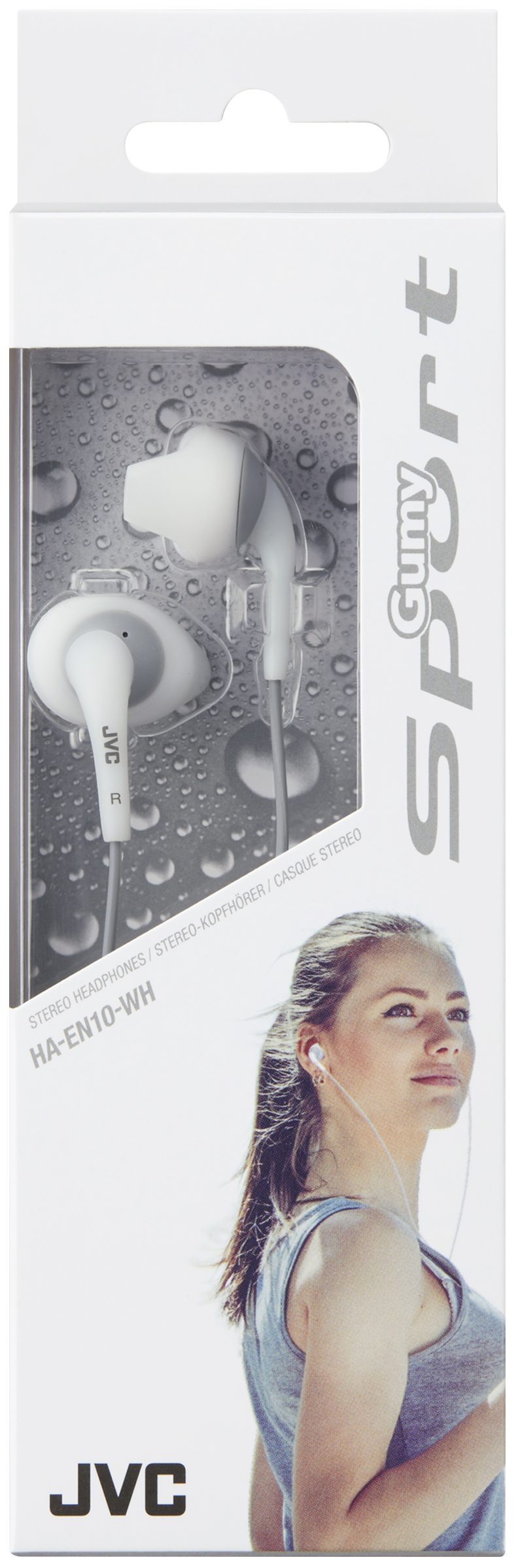 JVC HA-EN10-WH-E In ear headphones – image 2