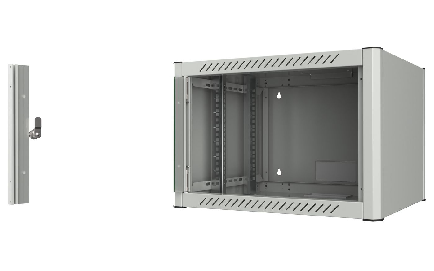 Lanview RWM07U56WH rack cabinet 7U Wall mounted rack White – image 2