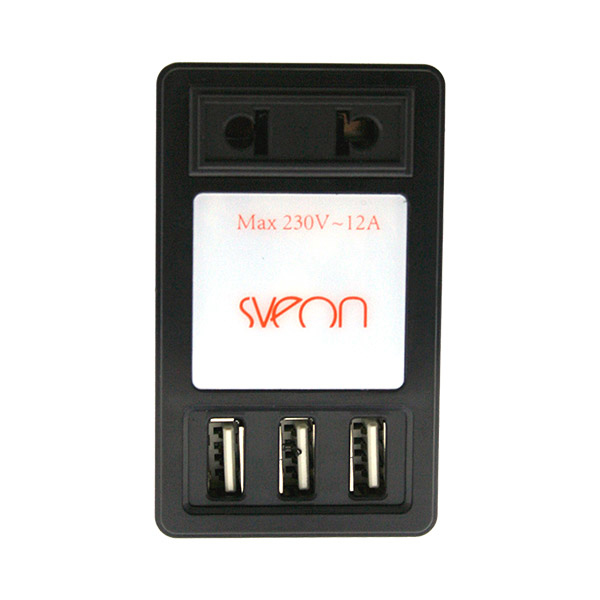 Sveon SAC054 mobile device charger Universal Black AC Fast charging Indoor – image 2