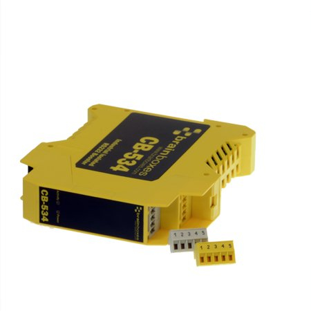 Brainboxes CB-534 serial converter/repeater/isolator RS-232 Black, Yellow – image 3