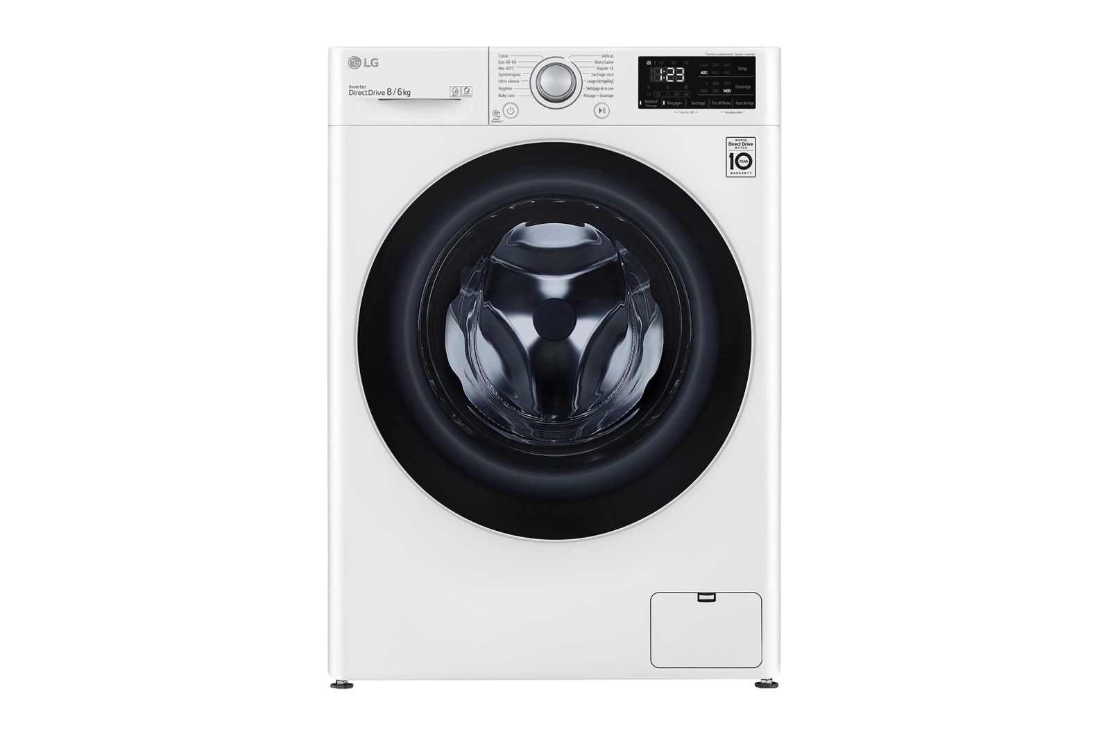 LG F864V31WR washer dryer Freestanding Front-load White – image 1