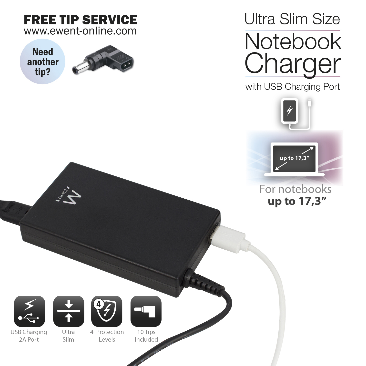 Ewent EW3988 power adapter/inverter Universal – image 6