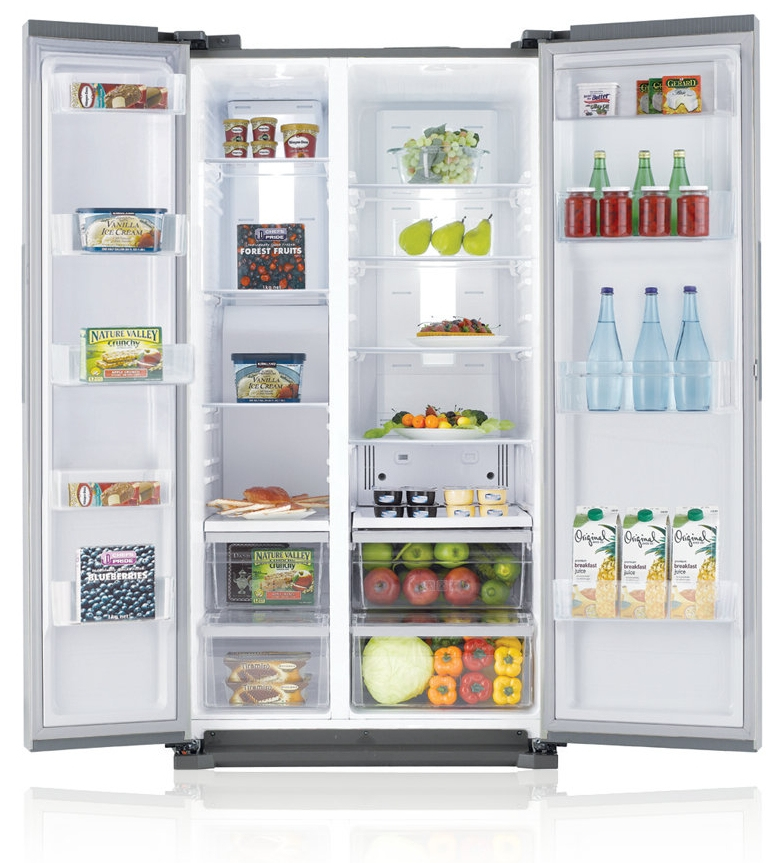 Samsung RS7J28BHCSL side-by-side refrigerator Freestanding – image 2