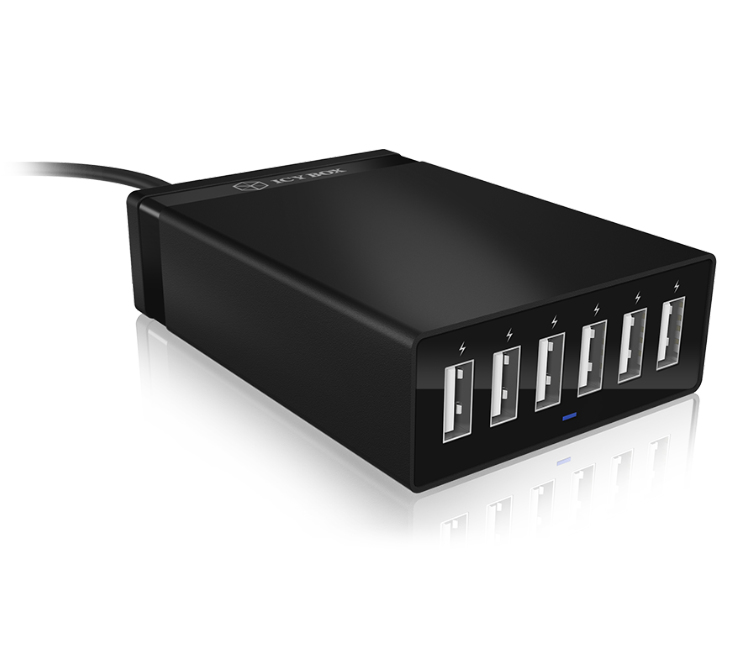 ICY BOX IB-CH601 Universal Black AC Outdoor – image 1
