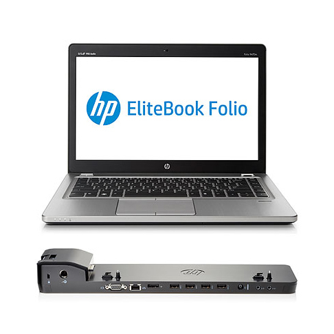 HP NOTEBOOK BUNDEL (H4P04ET+B9C87AA) EliteBook Folio 9470m Core i5-3427u + Ultra Slim Docking – image 1