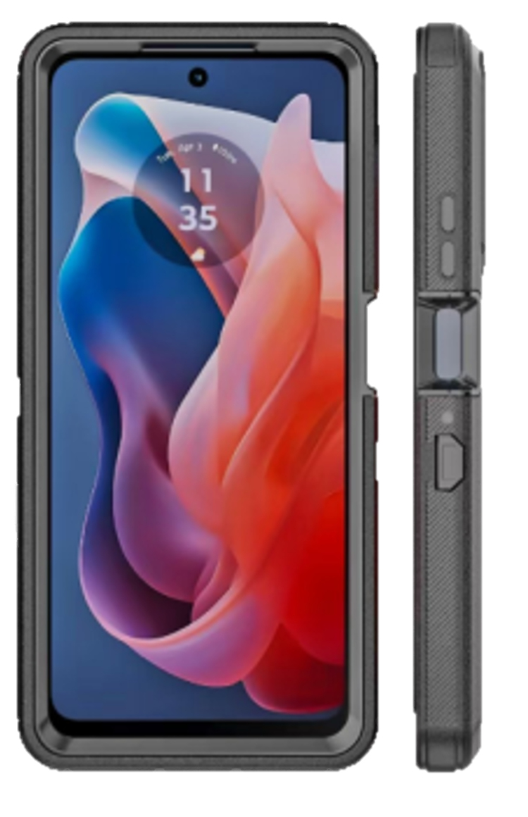 Techair Classic essential custodia per cellulare 17 cm (6.7") Cover Nero