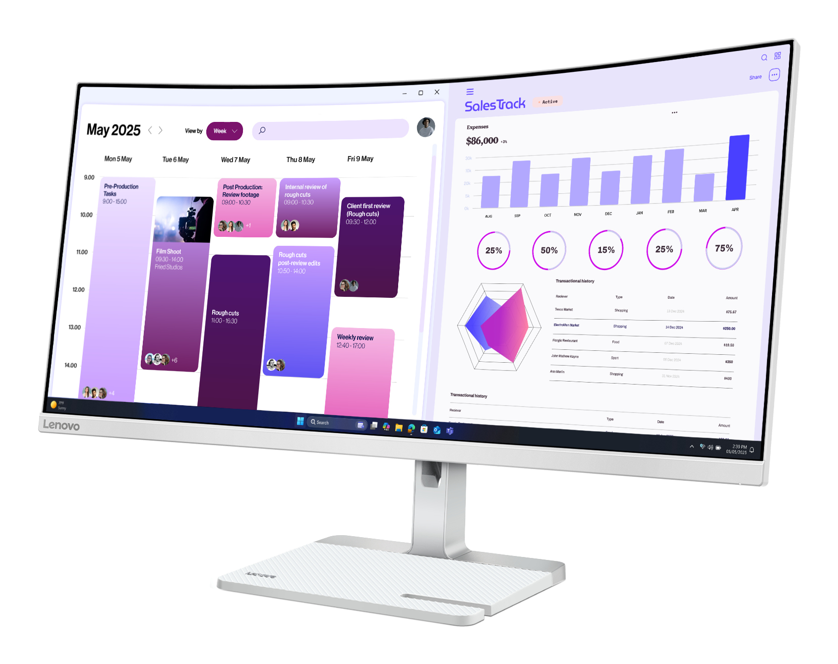 Lenovo L34W-4C Monitor – image 2