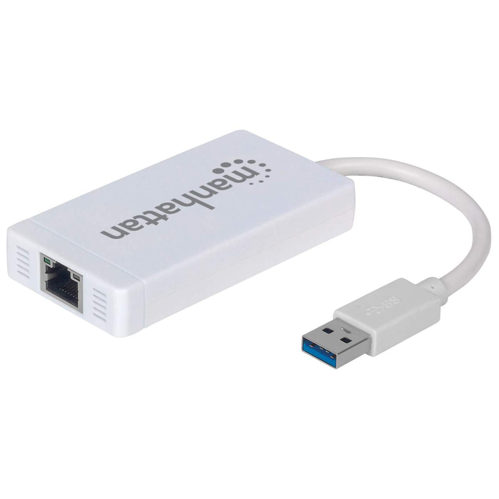 Manhattan USB-A 3-Port Hub with Gigabit Ethernet Adapter, 3x USB-A Ports, 5 Gbps (USB 3.2 Gen1 aka USB 3.0), 1x Ethernet 10/100/1000Mbps network, Equivalent to – image 5