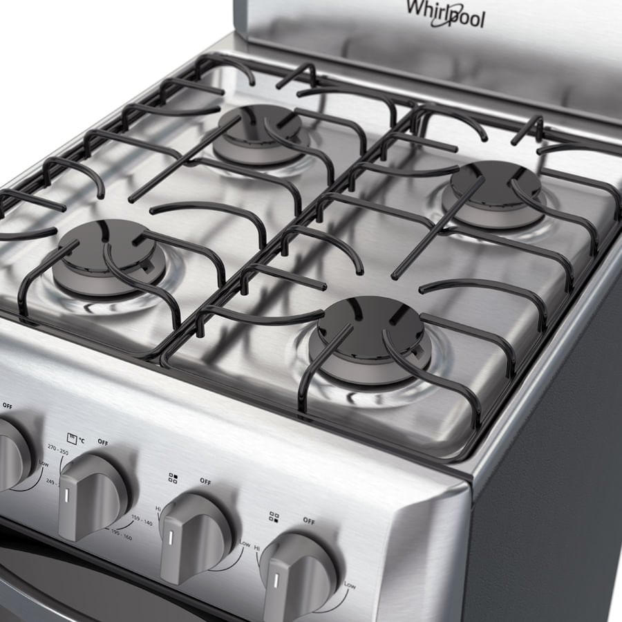 Whirlpool WWR3000S cooker Freestanding cooker Gas Grey – image 4