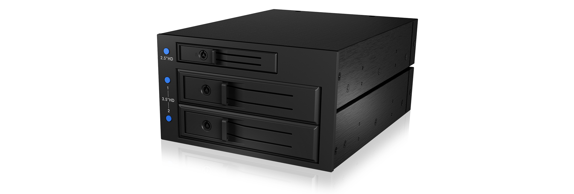 ICY BOX IB-IR3521 disk array Black