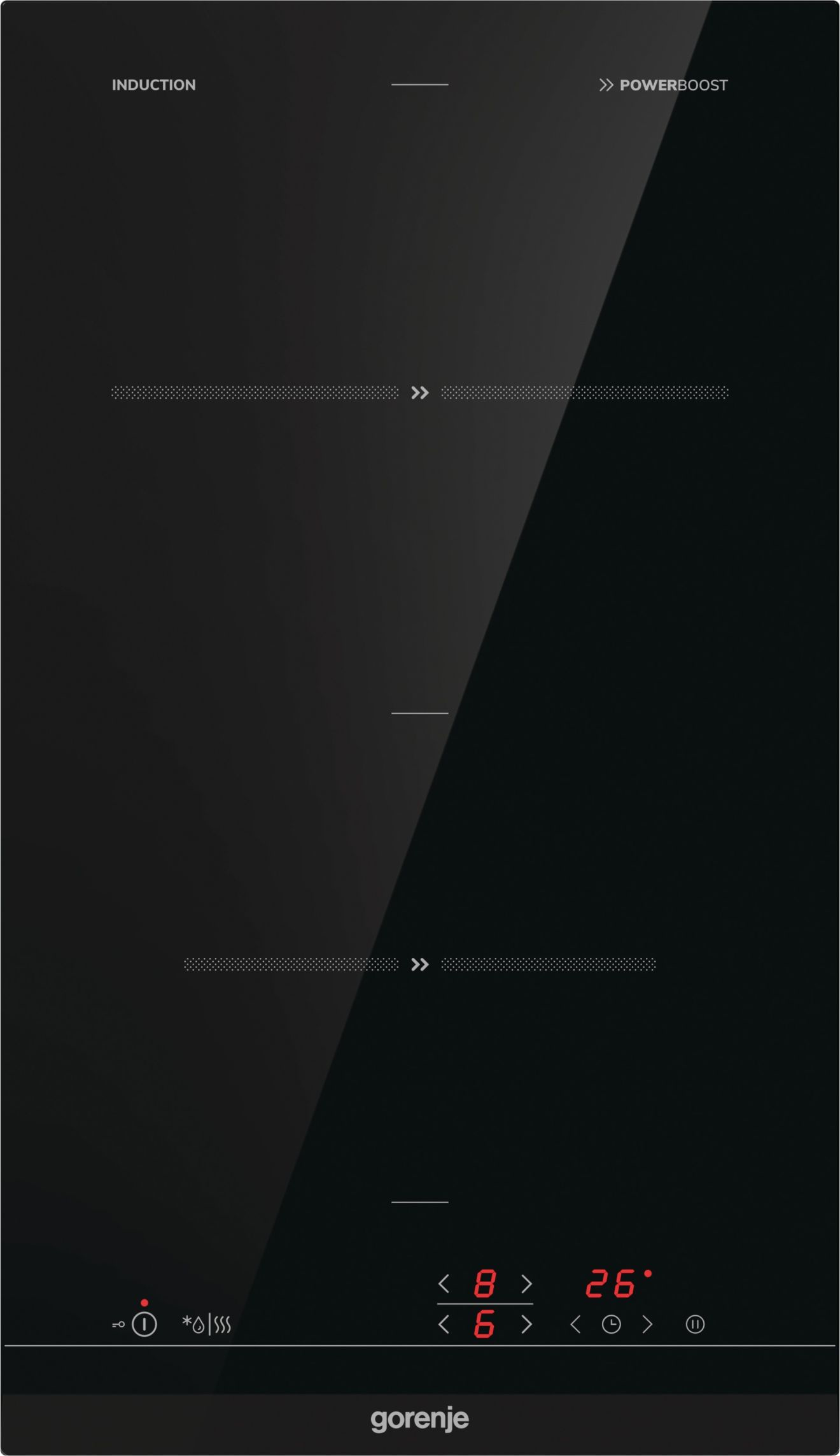 Gorenje IT321BCSC Black Built-in Zone induction hob 2 zone(s) – image 2