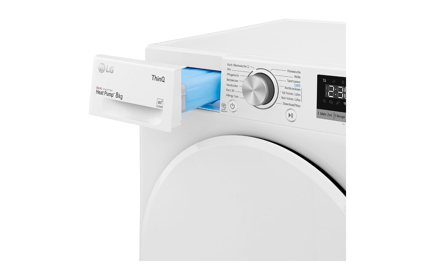 LG V3RT8N tumble dryer Freestanding Front-load – image 6
