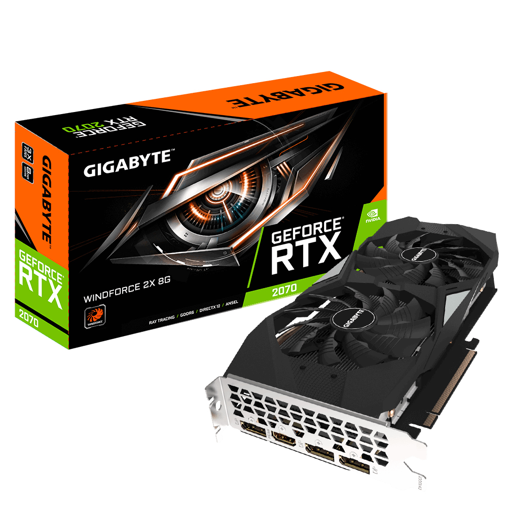 GIGABYTE GV-N2070WF2-8GD graphics card NVIDIA GeForce RTX 2070