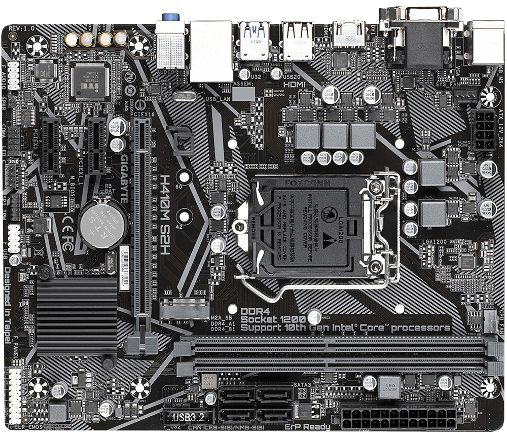 GIGABYTE H410M S2H – image 2
