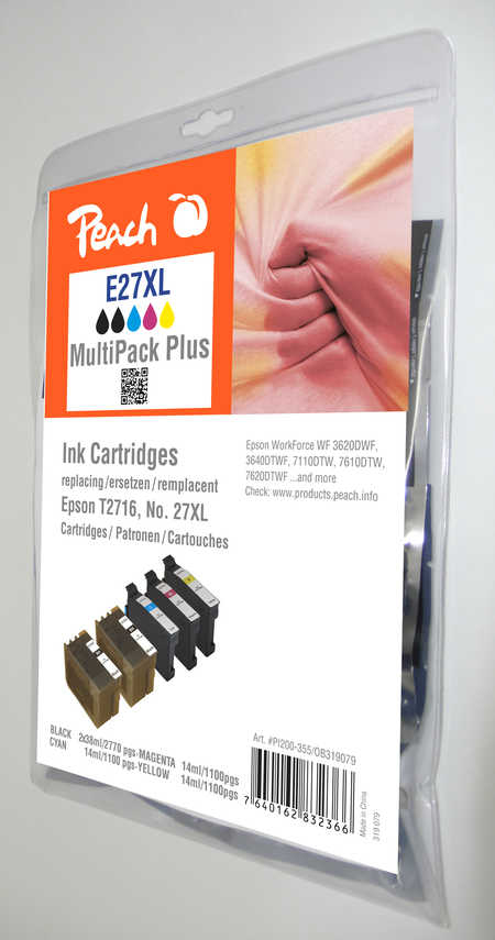Peach 319079 ink cartridge 5 pc(s) Black, Cyan, Magenta, Yellow – image 2