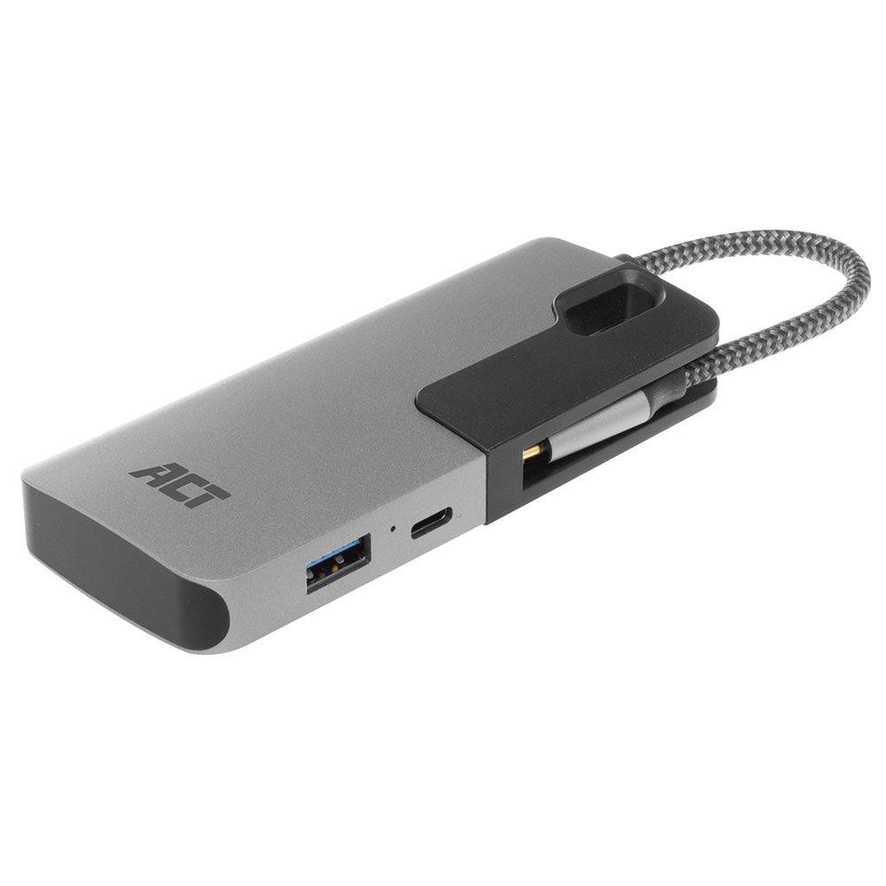 ACT USB-C hub 3.0 3 port, card reader, PD pass-through – image 4