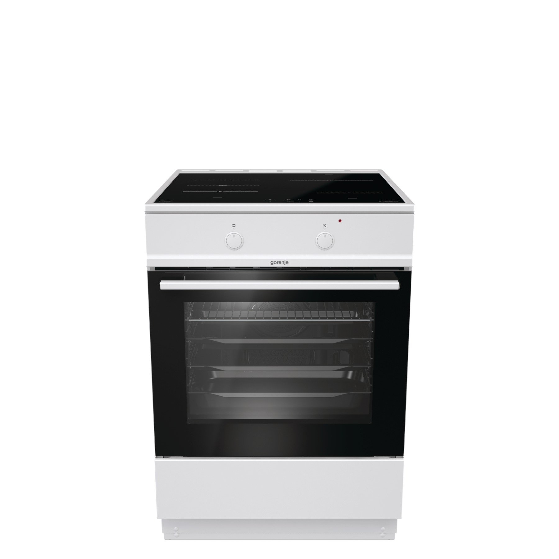 Gorenje EIT6155WP Freestanding cooker Electric Zone induction hob White – image 1
