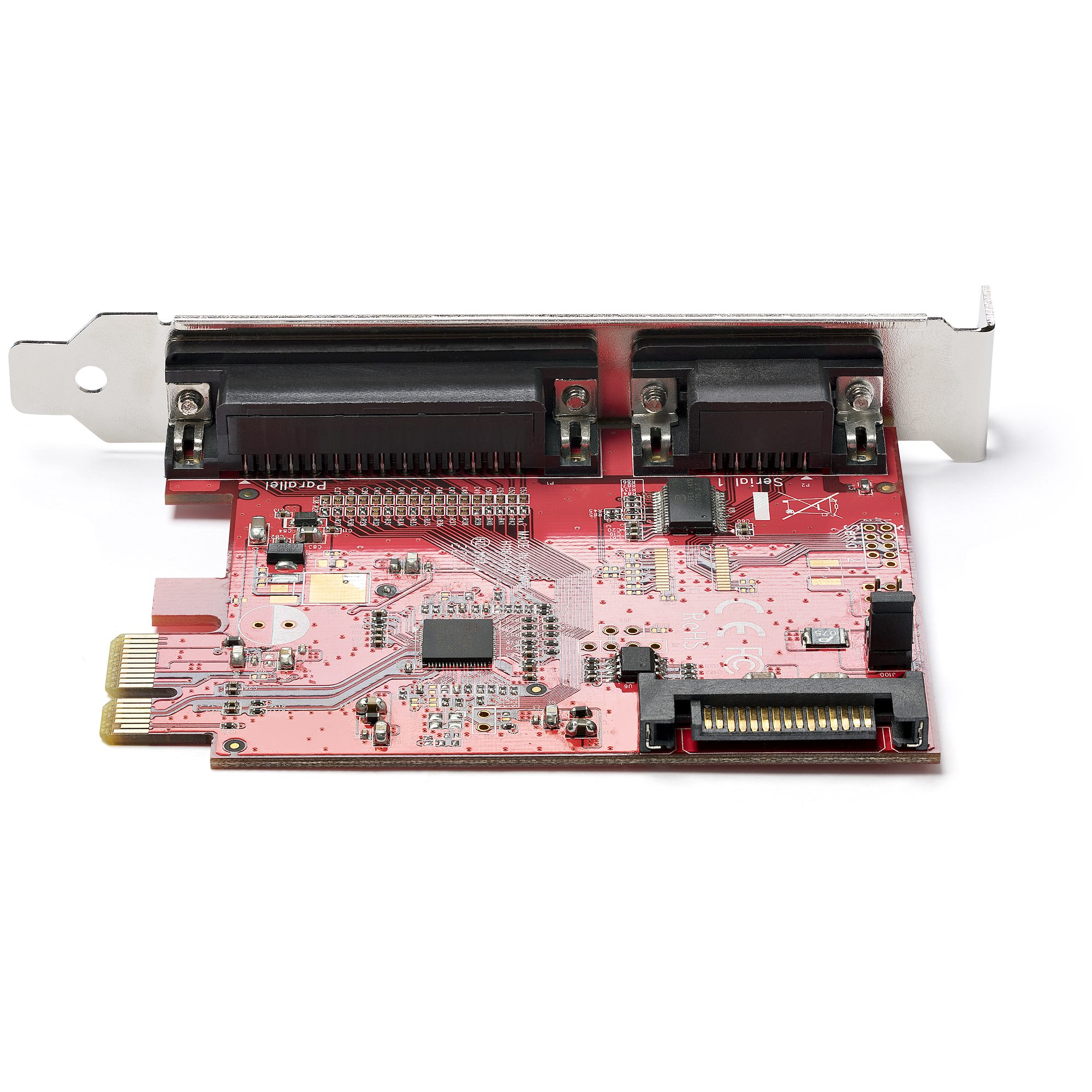 StarTech.com PCIe Card with Serial and Parallel Port - PCI Express Combo Adapter Card with 1x DB25 Parallel Port & 1x RS232 Serial Port - Expansion/Controller C – image 2