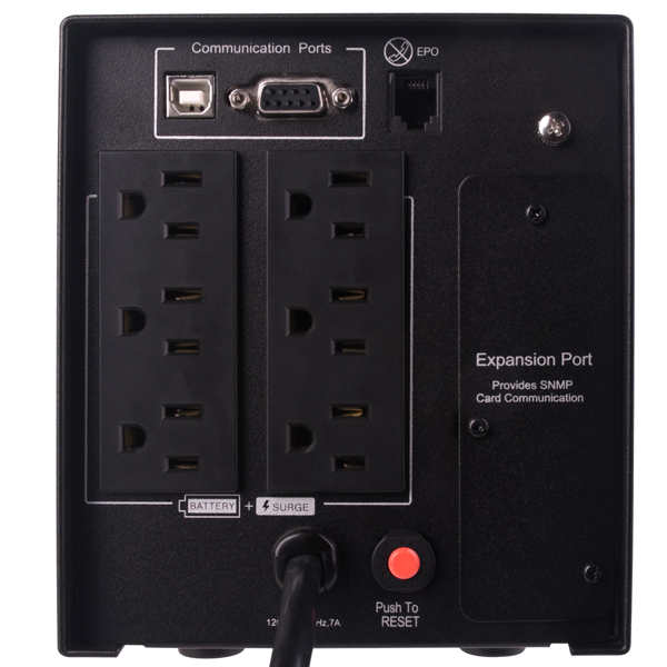 CyberPower PR750LCDTAA uninterruptible power supply (UPS) 0.75 kVA – image 4