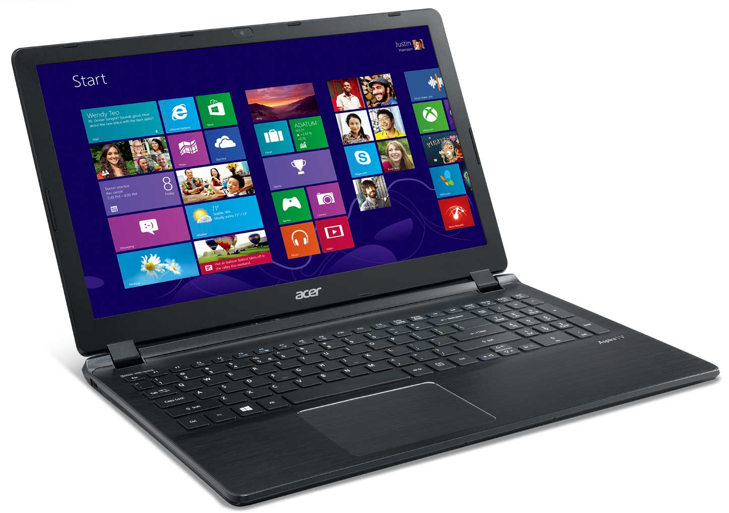 Acer Aspire 573G-74506G50akk Intel® Core™ i7 i7-4500U Laptop 39.6 cm (15.6") HD 6 GB DDR3-SDRAM 500 GB HDD NVIDIA® GeForce® GT 720M Windows 8 Black – image 2