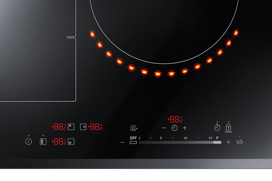 Samsung NZ63K7777BK/EF hob Black Built-in Zone induction hob 3 zone(s) – image 5